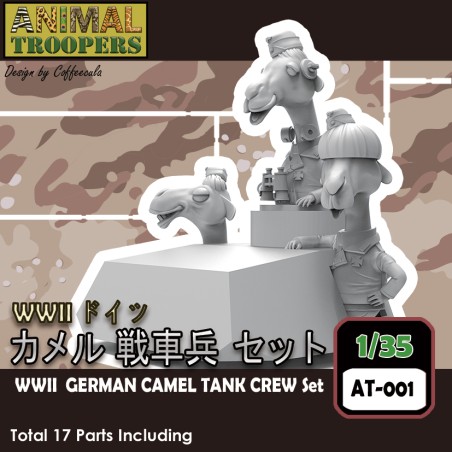 Tori Factory AT-001 1/35 WWII German Camel Tank Crew Set