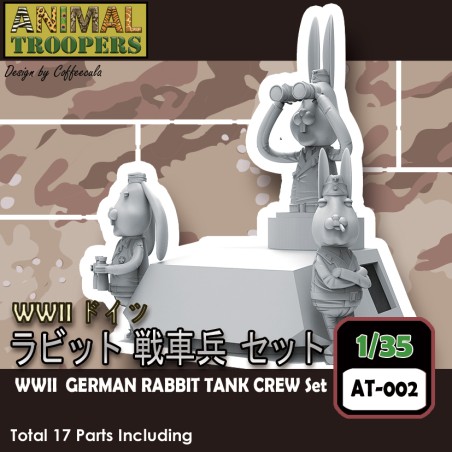 Tori Factory AT-002 1/35 WWII German Rabbit Tank Crew Set