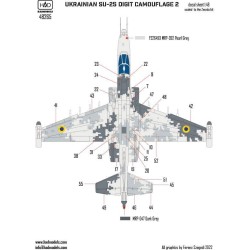 HAD decals 1/48 Ukrainian Su-25 Digit Camouflage 2