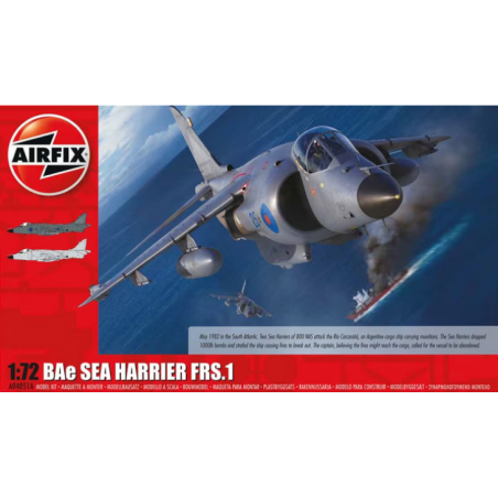 Maqueta de avion Airfix 1/72 BAe Sea Harrier FRS.1