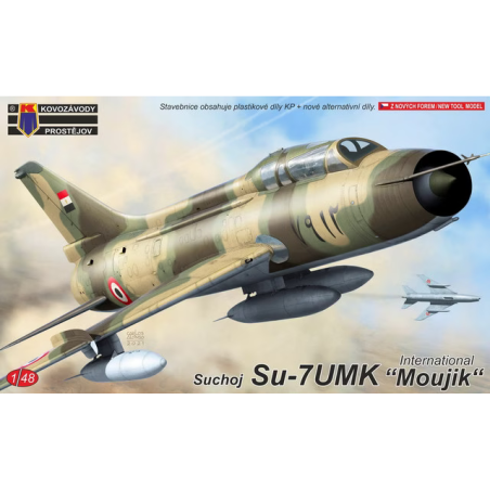 Kovozávody 1/48 Suchoj Su-7UMK "Moujik" International
