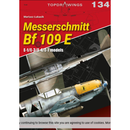 Topdrawings 134 Messerchmitt Bf 109 E E-1/E-3/E-4/E-7 models