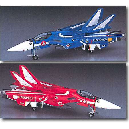 Maqueta Hasegawa VF-1J Valkyrie Max & Millia Two-in-One Set