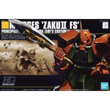 Gundam Model Kit Bandai 1/144 HGUC Garma's Zaku II