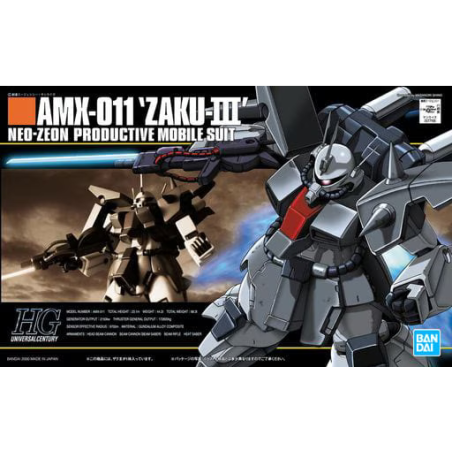 Gundam Model Kit Bandai 1/144 HGUC Zaku III Production Type
