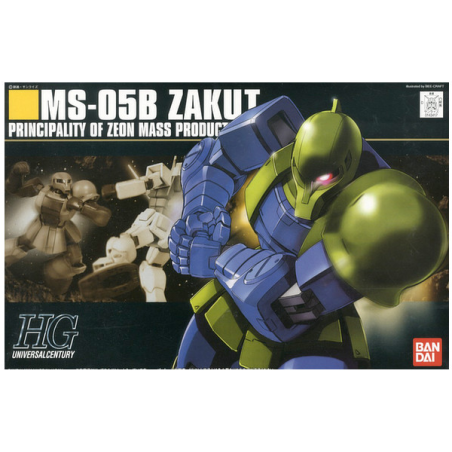 Gundam Model Kit Bandai 1/144 HGUC MS-05B Zaku I