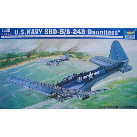 1/32 Trumpeter Aircraft Model Kit U.S. Navy SBD-5/A-24B "Dauntless"