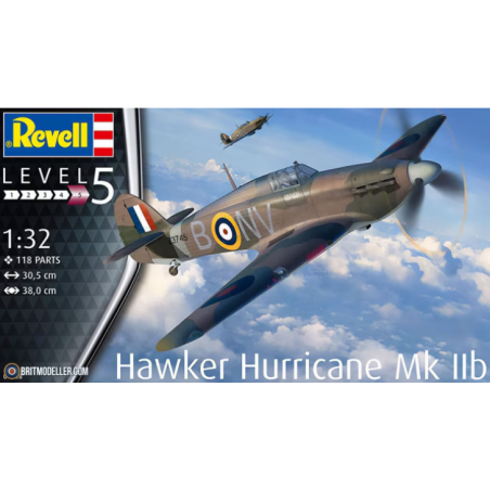 Maqueta de aviacion Revell 1/32 Hawker Hurricane Mk. IIb