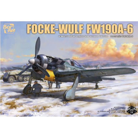 Maqueta de Avion Boder Model 1/35 Focke-Wulf FW190A-6 w/WGr.21