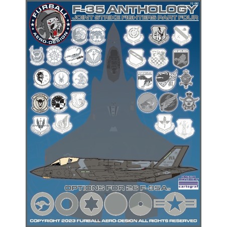 Furball 1/72 decals “F-35 Anthology Part IV"