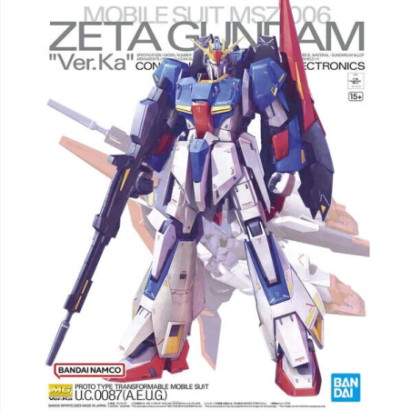 Bandai 1/100 MG ZZ Gundam Ver. Ka Gundam model Kit