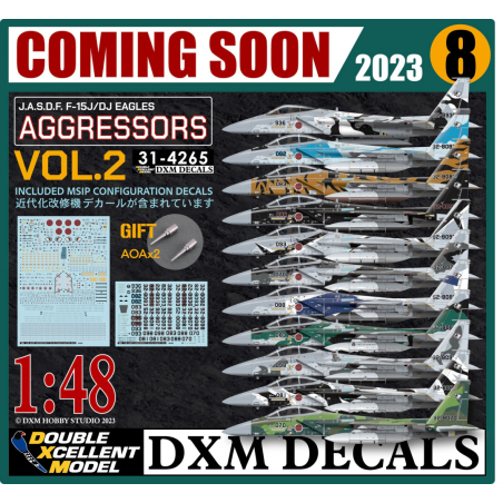 DXM Calca 1/48 F-15J/DJ JASDF Aggressors Vol.2