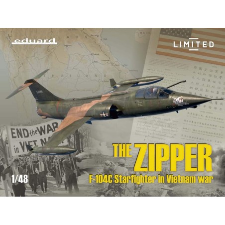 Maqueta de avion Eduard 1/48 The Zipper F-104C Limited Edition