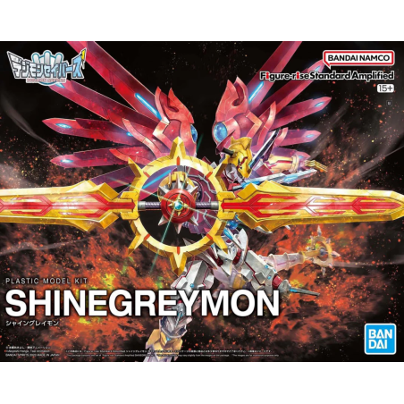 Bandai maqueta Figure-rise Standard Amplified ShineGreymon (digimon)
