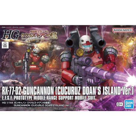 Bandai 1/144 HG Guncannon (Cucuru Doan's Island Ver.) model kit