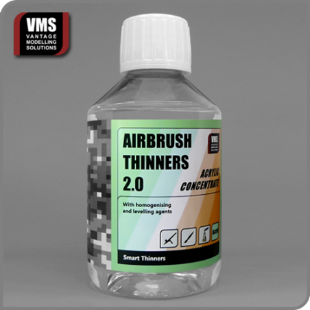 VMS Airbrush Thinners 2.0 Acrylic 200 ml concentrate (efectivo 500 ml)