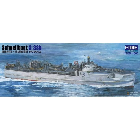 Maqueta Fore Hobby 1/72 Schnellboot S-38B