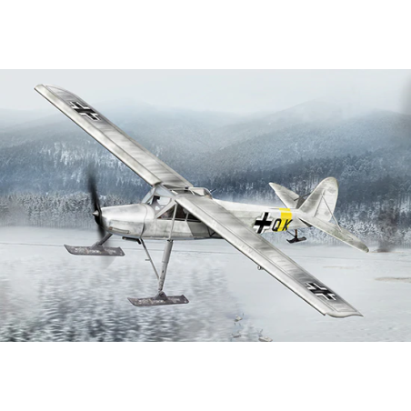 Maqueta de avion Hobby Boss 1/35 Fieseler Fi-156 C-3 Skiplane