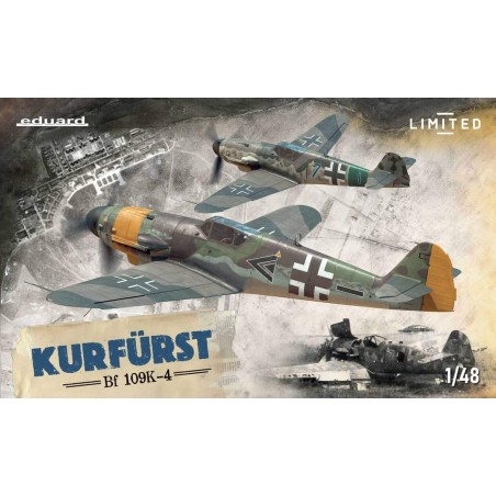 Maqueta de avion Eduard 1/48 Bf 109K-4 Kurfürst Limited edition