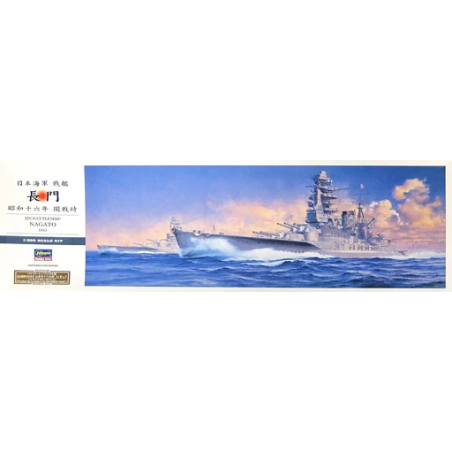Maqueta de barco Hasegawa 1/350 IJN Battleship Nagato 1941