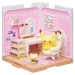 Takara Tomy Pokemon Poke Peace House Hobby Room Pichu & Pikachu model kit 2