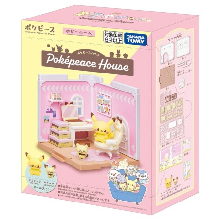 Takara Tomy Pokemon Poke Peace House Hobby Room Pichu & Pikachu model kit