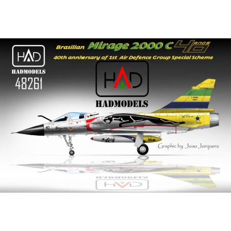 HAD decals 1/48 Mirage 2000C ”40th anniversary of 1st Air Defence Group”