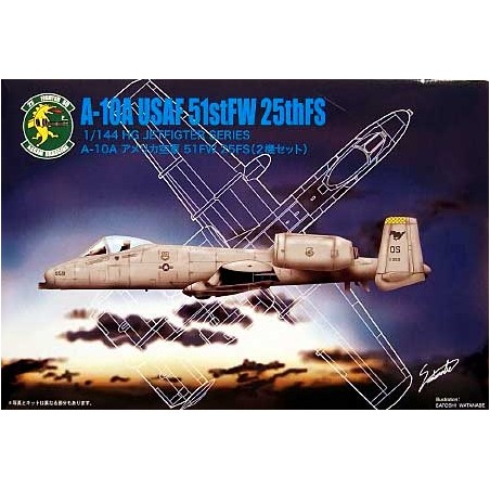 Maqueta de avion Microace 1/144 A-10 US Air Force 51st FW (2pcs)