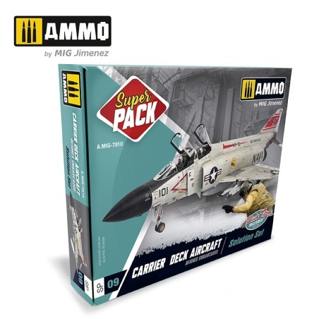 Ammo Mig SUPER PACK Set Solución para Cubiertas de Portaaviones