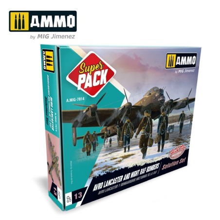 Ammo Mig SUPER PACK Set Solución AVRO Lancaster y Bombarderos Nocturnos de la RAF