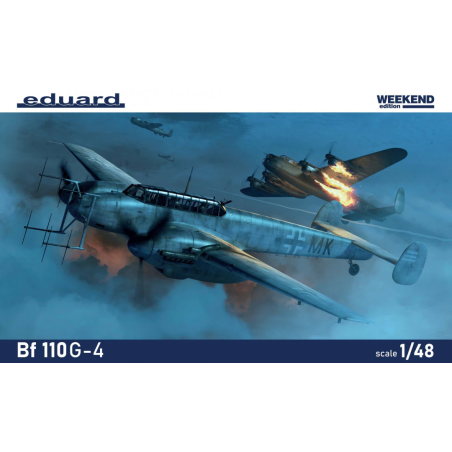 Eduard 1/48 Bf 110G-4 Weekend edition aircraft model kit