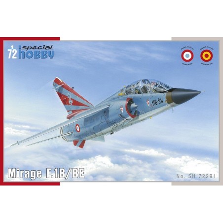 Special Hobby 1/72 Dassault  Mirage F.1B/BE aircraft model kit