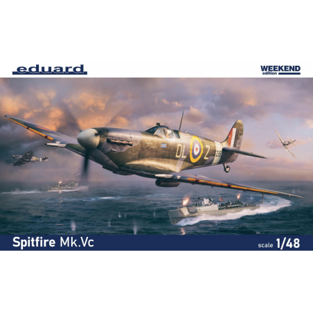 Maqueta de avion Eduard 1/48 Spitfire Mk.Vc Weekend Edition