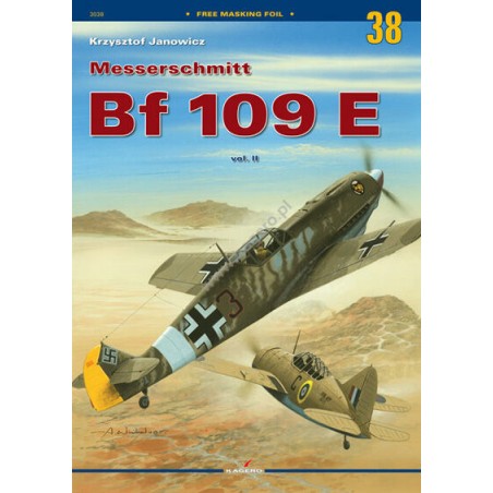Kagero Monographs book 38 - Messerschmitt Bf 109 E vol.2 (polish) (no decals)