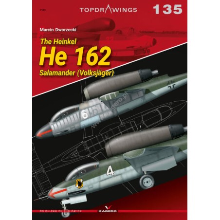 Libro Kagero Topdrawings 135 Heinkel He 162