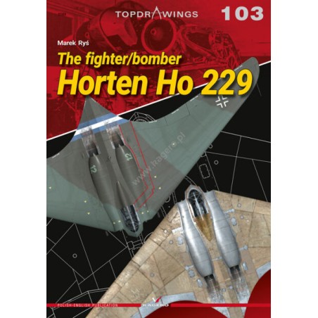 Kagero Topdrawings book 103 The fighter/bomber Horten Ho 229