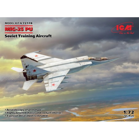 Maqueta de avion ICM 1/72  MiG-25 PU