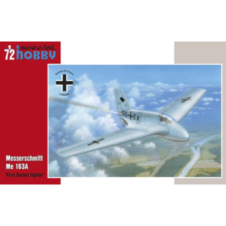Maqueta de avion Special Hobby 1/72 Messerschmitt Me 163A "First rocket fighter"