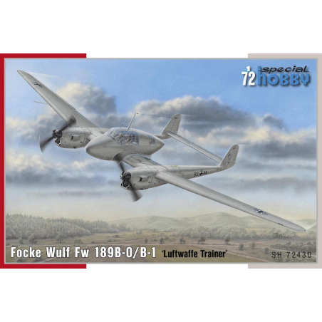 Special Hobby 1/72 Focke Wulf Fw 189B-0/B-1 'Luftwaffe Trainer' aircraft model kit
