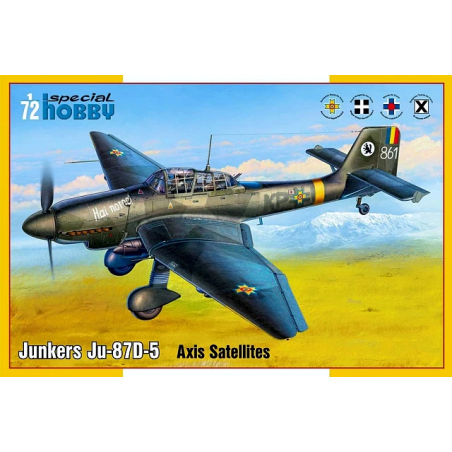 Maqueta de avion Special Hobby 1/72 Junkers Ju-87D-5 Axis Satellites