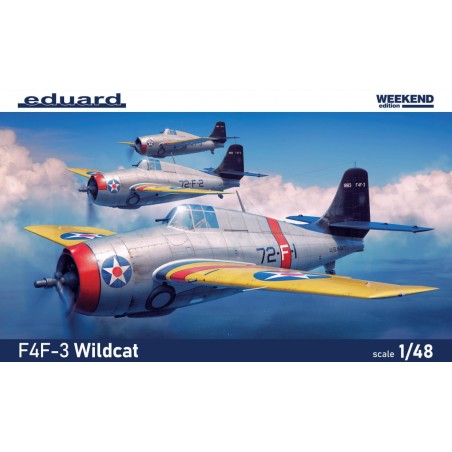 Eduard 1/48 F4F-3 Wildcat Weekend Edition aircraft model kit