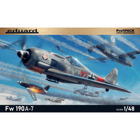 Maqueta de Avion Eduard 1/48 Fw 190A-7 Profipack