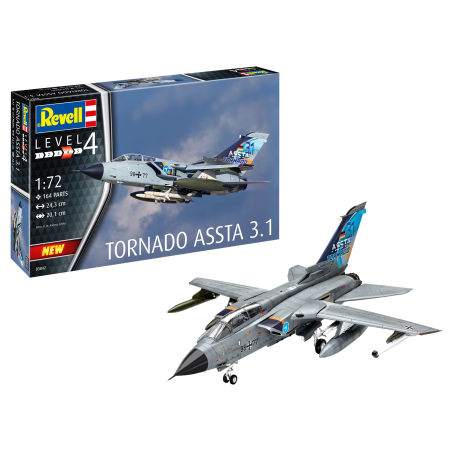 Revell 1/72 Tornado ASSTA 3.1 aircraft model kit