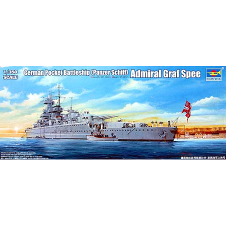 Trumpeter 1/350 German Battleship Admiral Graf Spee ship model kit