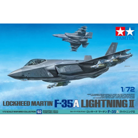 Tamiya 1/72 Lockheed Martin F-35A Lightning II aircraft model kit