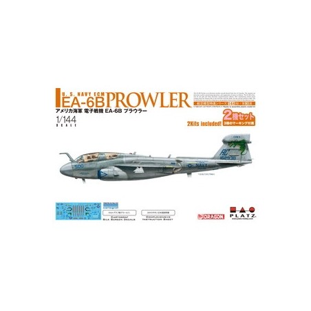 Maqueta de avion Platz 1/144 US Navy Electronic Warfare Aircraft EA-6B Prowler (set of 2)