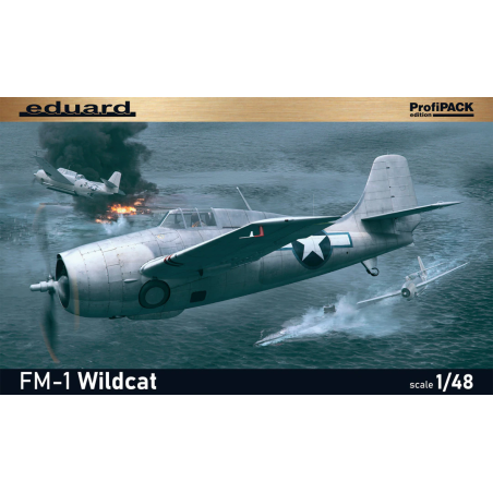 Maqueta de avion Eduard  1/48 FM-1 Wildcat Profipack