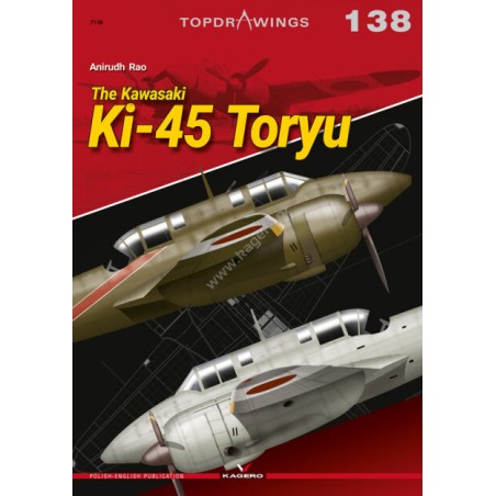 Libro Kagero Topdrawings 138 The Kawasaki Ki-45 Toryu