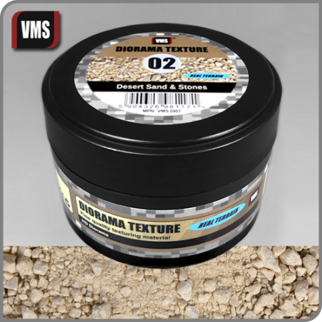 VMS Diorama Texture No. 2 Desert Sand & Stones 100 ml