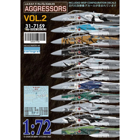 DXM Calca 1/72 F-15J/DJ JASDF Aggressors Vol.2